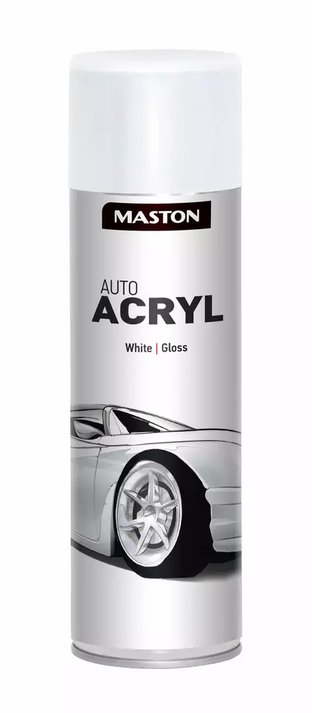 AUTOACRYL WHITE 500ML - Spraymaalit - 6412490024963 - 1