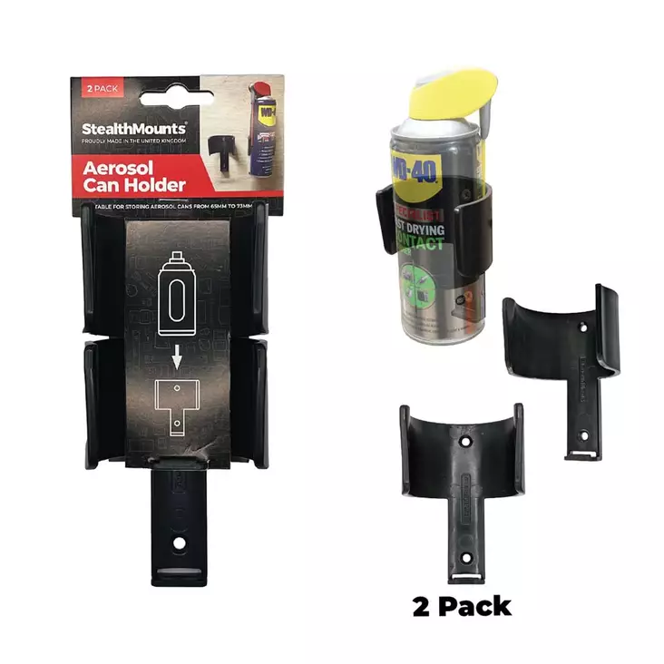 Seinäteline spraypulloille. - Varastolaatikot ja säilytyskalusteet - 850045834883 - 1