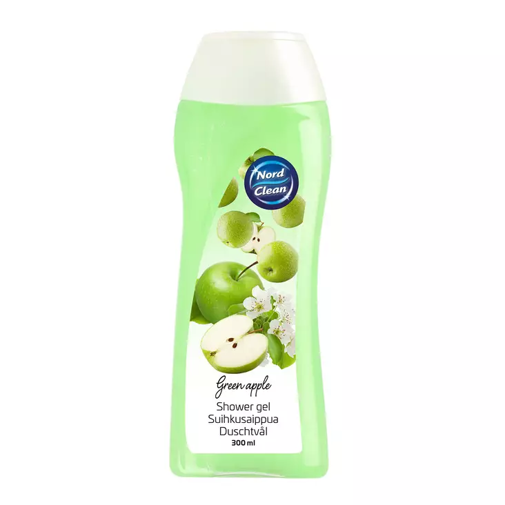 Suihkusaippua omena 300ml Nord Clean - Suihkusaippuat ja suihkugeelit - 6410416058023 - 1