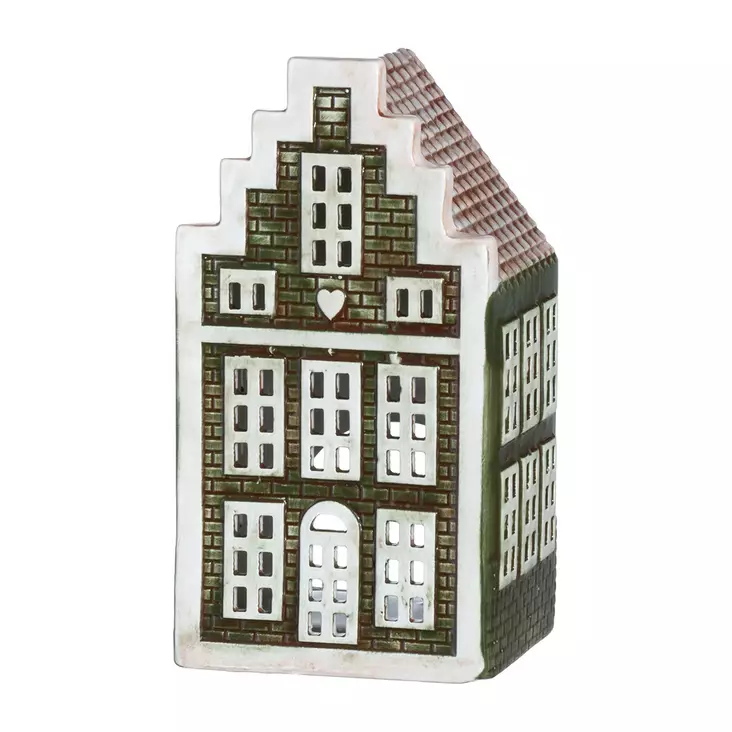 Talolyhty Amsterdam vihreä 16 cm - Lyhdyt sisäkäyttöön - 6410416581583 - 1