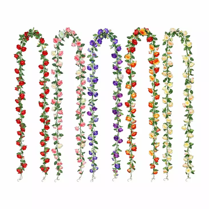 Tekoköynnös ruusu - Tekokasvit ja muovikukat - 6438159384803 - 1