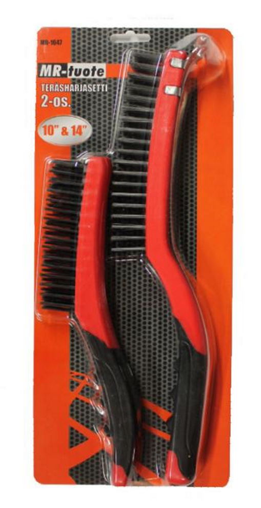 TERÄSHARJASETTI 2-Osainen - Teräsharjat - 6430032154213 - 1