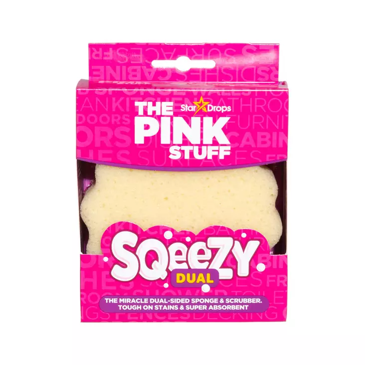 The Pink Stuff Sqeezy Dual Scrubber sien - Hankaussienet ja ihmesienet - 5060033823453 - 1