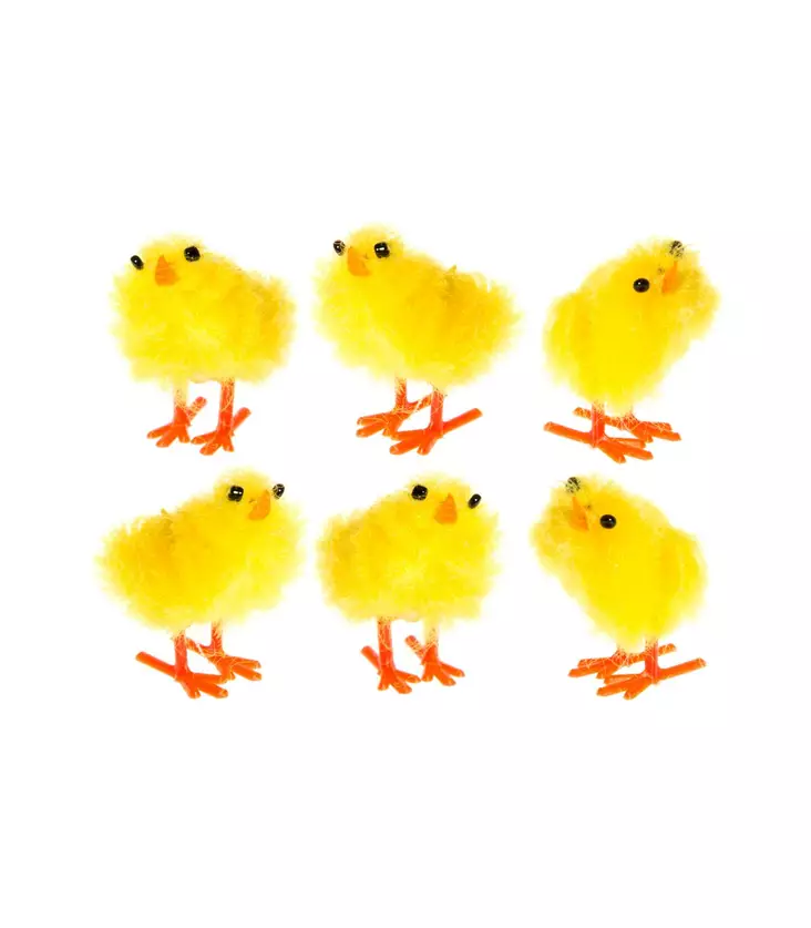 TIPU RAIRUOHO 6KPL - Pääsiäis koristeet ja -tarvikkeet - 6410410102043 - 1