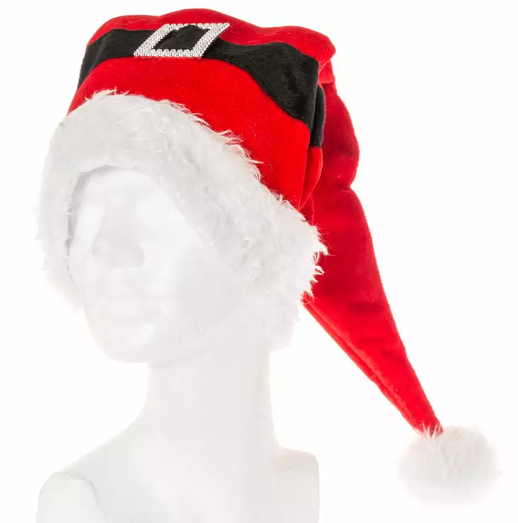 Tonttulakki 67cm soljella - Jouluasusteet ja tonttulakit - 6410413053083 - 1