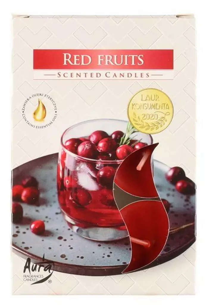 Tuoksul=C3=A4mp=C3=B6kynttil=C3=A4 Red Fruits - Tuoksukynttilät ja tuoksutuikut - 5906927037943 - 1