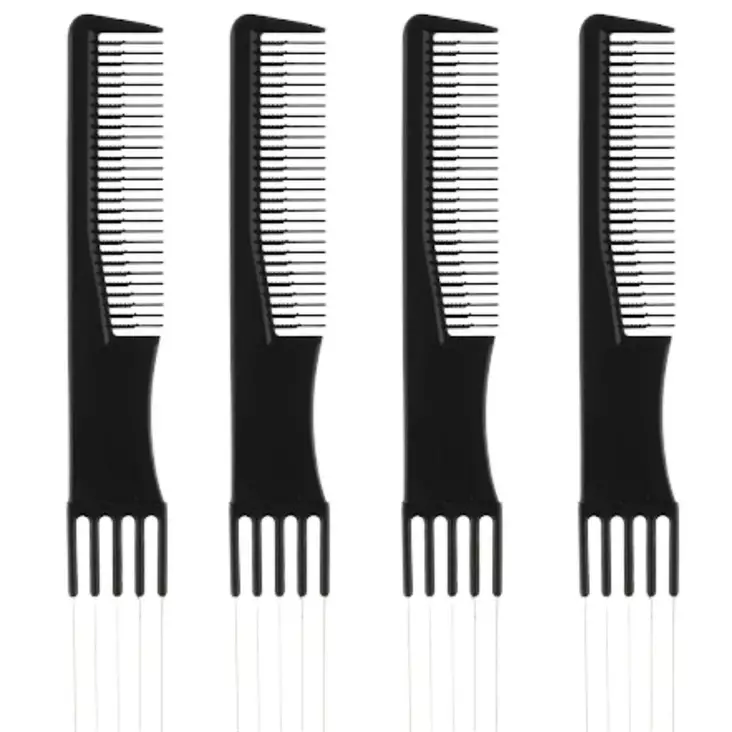 Tupeerauskampa Hiilikuitu 4kpl/pkt - Hiuskorut, pinnit ja pompulat - 836753 - 1