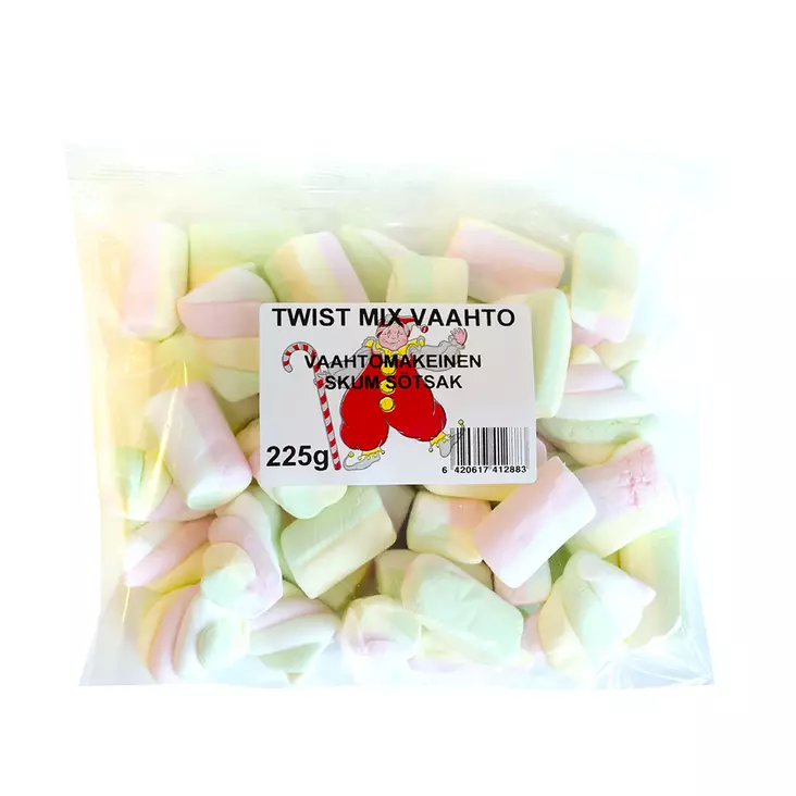 TWIST-MIX VAAHTO 225G - Makeiset ja naposteltavat - 6420617412883 - 1