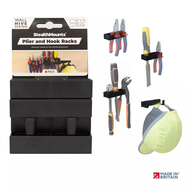 Seinään kiinnitettävät telineet käsityökaluille. - Varastolaatikot ja säilytyskalusteet - 810155110833 - 1