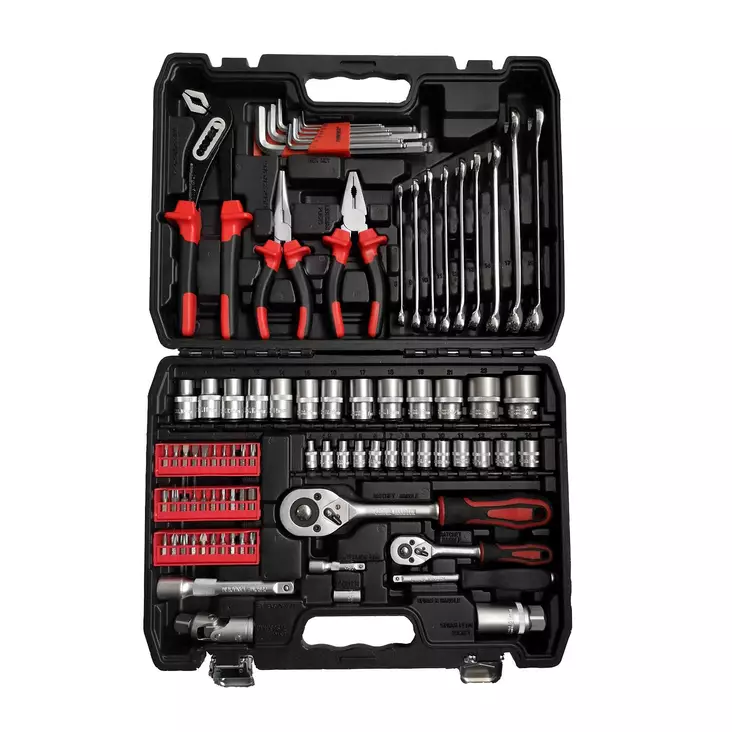 Iso työkalusetti salkku. - Hylsysarjat ja työkalusarjat - 6438168119403 - 1