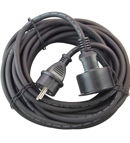 Ulkojatkojohto 20m 1OS. VSKB 3x1,5mm2 - Jatkojohdot, kaapelikelat ja tarvikkeet - 6438140273123 - 2