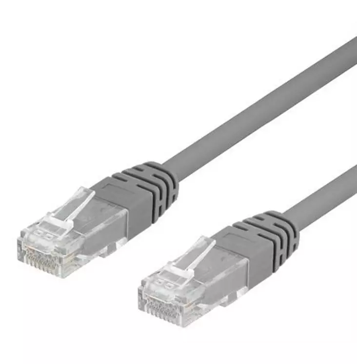 U/UTP Cat6 laitekaapeli, 10m, 250MHz, Delta-sertifioitu, LSZH, harmaa - Audio- ja videokaapelit - 7340004610403 - 1