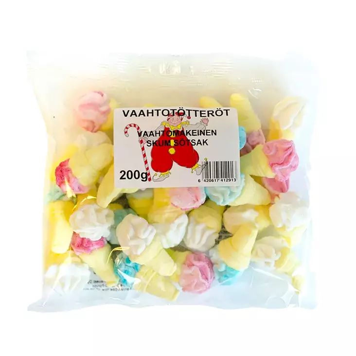 VAAHTOTÖTTERÖT 200G - Makeiset ja naposteltavat - 6420617412913 - 1