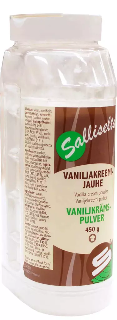 Vaniljakreemi jauhe 450G Sallinen - Leivonta-ainekset - 6436501047253 - 1