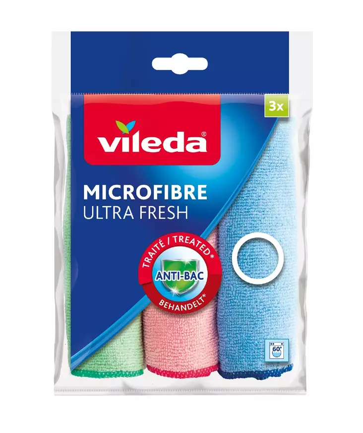 Vildea Ultra Fresh mikrokuituliina 3kpl - Siivousliinat ja rätit - 4023103229273 - 1