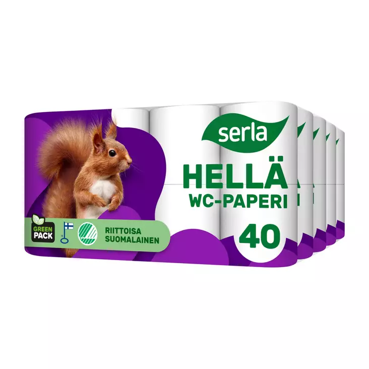 SERLA HELLÄ 40RLL - WC-paperit - 6414301024803 - 1