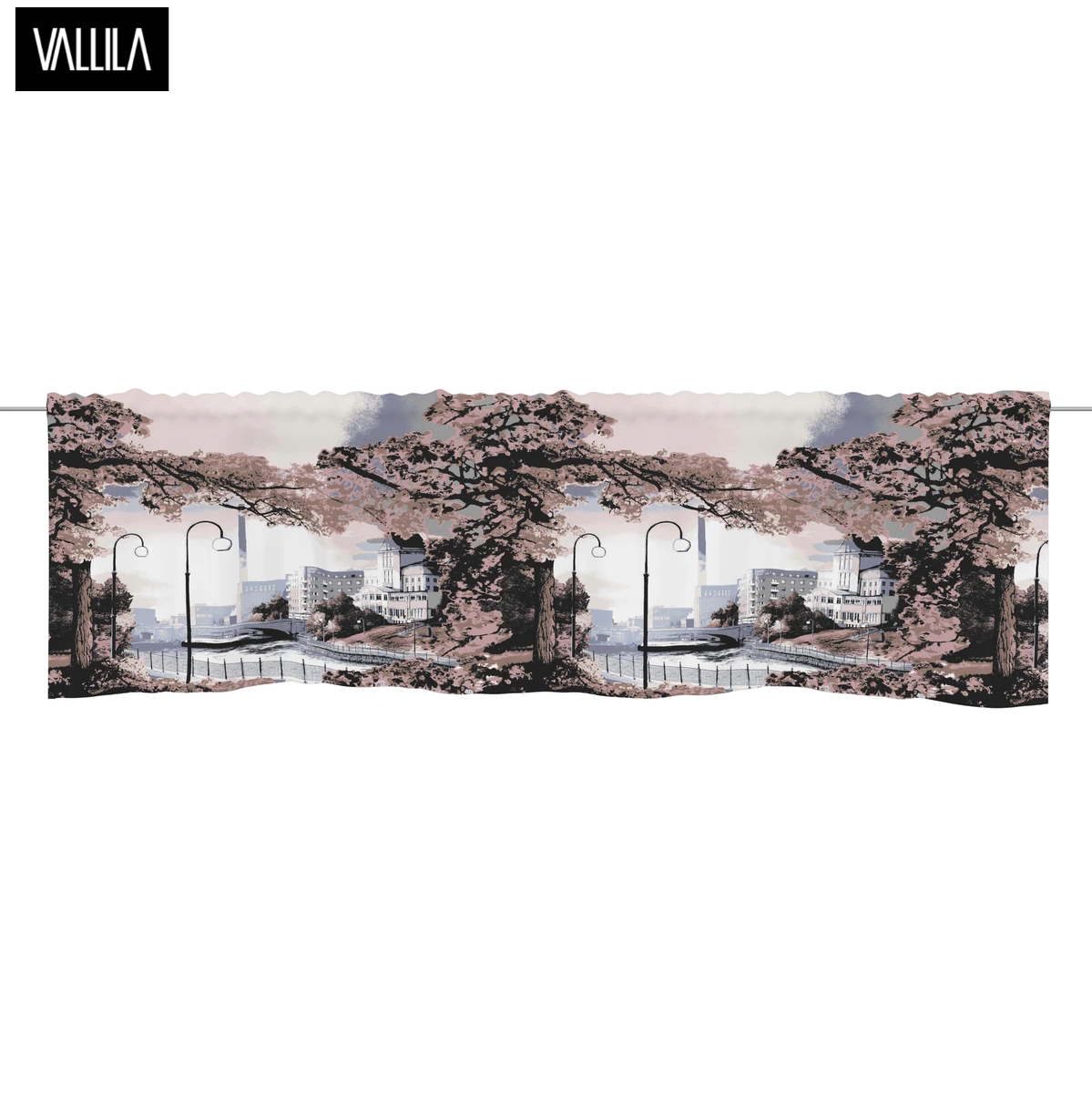 Vallila Koskipuisto Kappa 60x250 Cm Pastelli Verhokappa Koskipuisto 