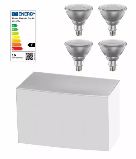 LED PAR38 830 1540lm E27 40D IP65 4KPL - Lamput E27 kanta - 834834 - 1