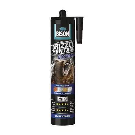 PIKARAKENNUSLIIMA GRIZZLY EXTREME 440G - Pikaliimat - 8710439301334 - 1