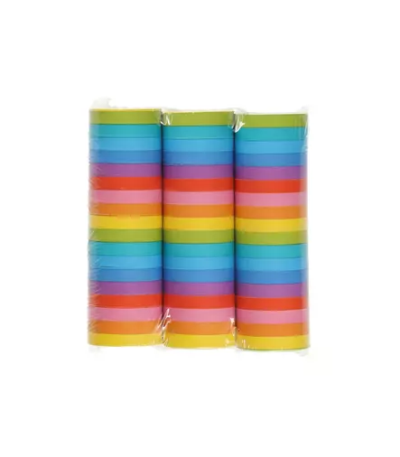 FESTI SERPENTIINI RAINBOW 3 RULLAN PUSSI - Vappukoristeet ja -tarvikkeet - 6410413302174 - 1