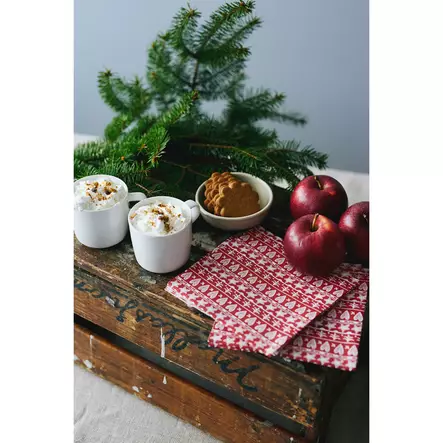 Servetti Havi Selma punainen 33cm - Lounas-servetit 33x33 - 6411633336574 - 2