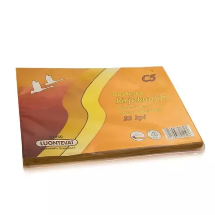 KIRJEKUORI C5 25KPL RUSK. - Toimistopaperit ja kirjekuoret - 6416965512504 - 1