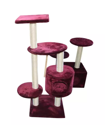 kissan kiipeilypuu el=C3=A4intarvike - Kissan lelut - 6438168096544 - 1