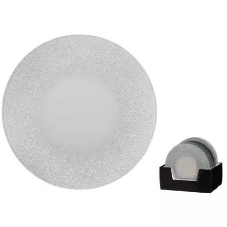 glitter kynttil=C3=A4nalunen - Tuikkukipot ja kynttilänaluset - 6410416007564 - 1