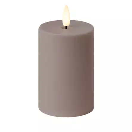 LED-kynttilä 7,5 x 12,5 cm taupe - LED-kynttilät - 6438506003074 - 1