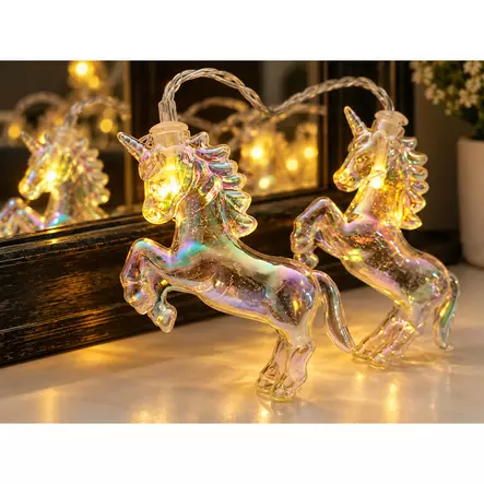 LED valosarja yksisarvinen 10l - Ikkunan valokoristeet - 6438506002084 - 1