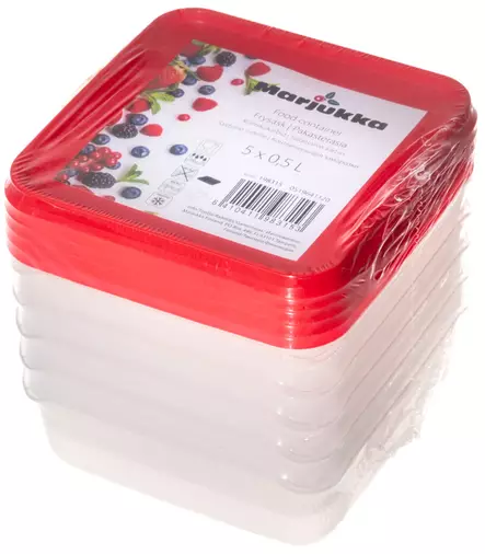 Pakastimen, mikron ja astianpesukoneen kest=C3=A4v=C3=A4. =C3=84l=C3=A4=
 laita kantta mikroon. - Pakastuspussit ja -rasiat - 6410411983184 - 1