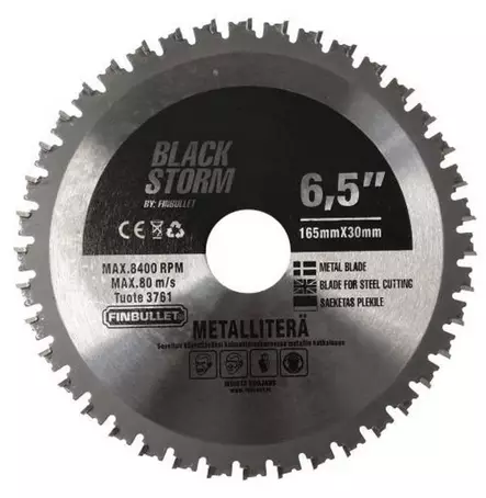 METALLITERÄ TCT 165MM 40T KULMAHIOMAKONEESEEN - Sirkkelinterät - 6438152037614 - 1