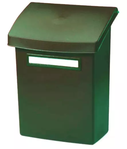 POSTILAATIKKO VIHREÄ MUOVINEN ORTHEX - Postilaatikot - 6411760555404 - 1