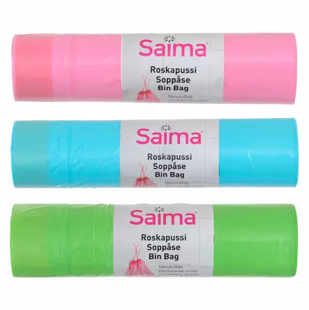 Roskapussi 30l narusulkija 20 kpl rll - Roskapussit - 6410412776044 - 1