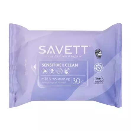 SAVETT 30KPL PH SENSITIVE - Kasvojen puhdistus - 7310613046504 - 1