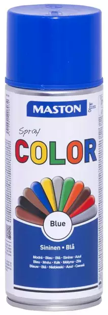 SPRAYMAALI SININEN 400ML MASTON COLOR - Spraymaalit - 6412491208034 - 1