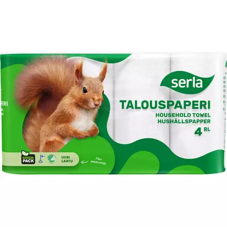 Serla talouspaperi valkoinen - Talouspaperit - 6414301080274 - 1
