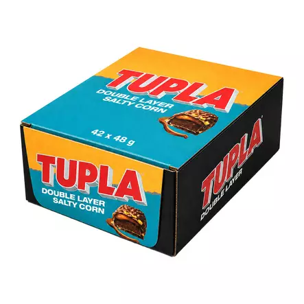 Tupla Double Layer Salty Corn laatikko - Makeiset ja naposteltavat - 6420256434284 - 1