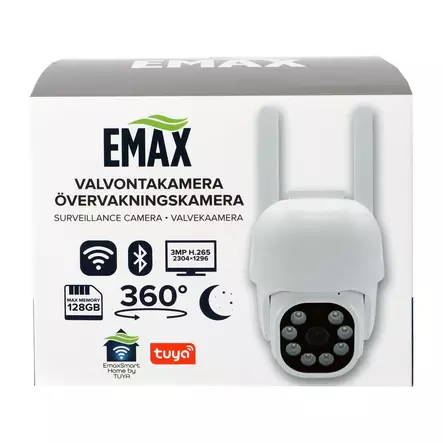 Emax smart valvontakamera wifi 360 - Valvontakamerat - 6418536036754 - 2