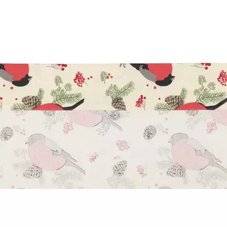 Verhokappa Punatulkku 50x250 cm - Joulukoristetekstiilit - 6410416511894 - 2