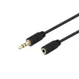 AUDIOKAAPELI 3.5mm uros-naaras 3m - Audio- ja videokaapelit - 7333048052124 - 1
