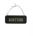 konttori kyltti musta - Kyltit ja avaimenperät - 6430077570184 - 1