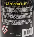 Lamppu=C3=B6ljy - Kynttilätarvikkeet ja kynttiläkortisteet - 4743042001524 - 2