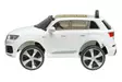 LASTEN SÄHKÖAUTO SÄHKÖAUTO AUDI Q7 12V VALKOINEN - Leluajoneuvot - 6410413038424 - 6