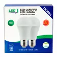 Led lamppu E27 A60 15W 1300lm 4000K 2kpl - Lamput E27 kanta - 6418536029534 - 2