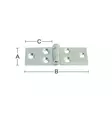 NIVELSARANA 1703 32x82mm 2kpl - Saranat - 7317900007194 - 1