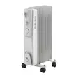 Öljytäytteinen lämmitin 1500W pyörillä - Patterit - 6438168121444 - 1
