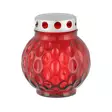 Puutarhalyhty lasia 16 cm punainen - Ulkolyhdyt - 6410413224384 - 1