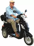 Senioriskootteri Scandic PK-500 musta max.25km/h sähköskootteri - Senioriskootterit - AB50000002534 - 2