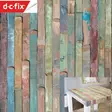 SISUSTUSKALVO D-C-Fix 346-0610 200x45cm Värikäs lauta kontaktimuovi - Sisustuskalvot - 4007386634344 - 1